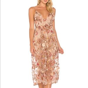For Love & Lemons Botanic Midi Dress